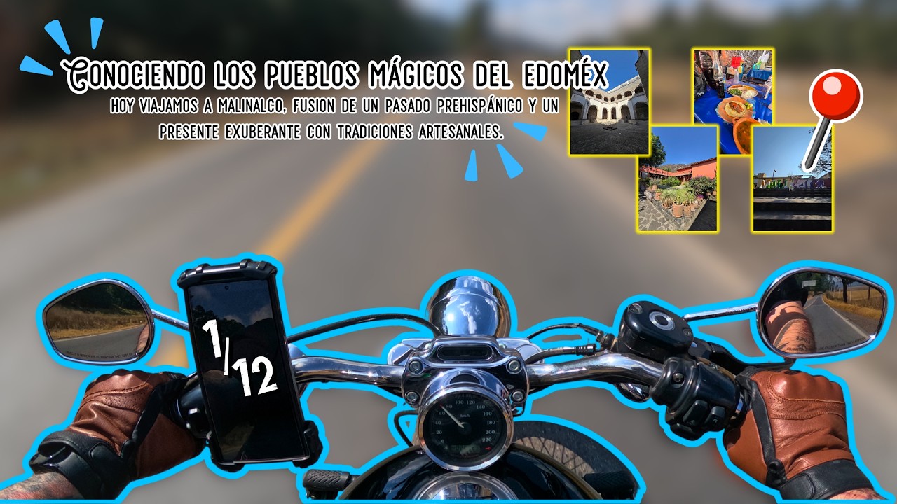 En Harley-Davidson rumbo a Malinalco, el primero de doce Pueblos Mágicos del Edoméx 😎🏍️