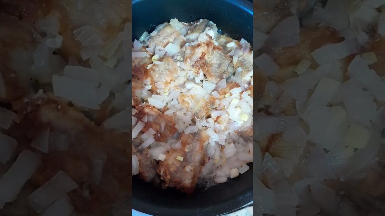 😋😋😋ТУШЕННЫЙ МИНТАЙ С ЛУКОМ В МАЙОНЕЗЕ😋😋😋