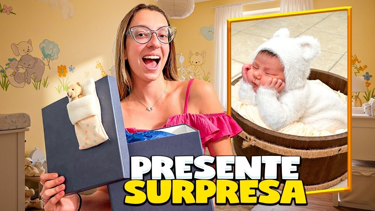 FIZ UMA CAIXA SURPRESA PRA MINHA AMIGA QUE VAI TER NENEM