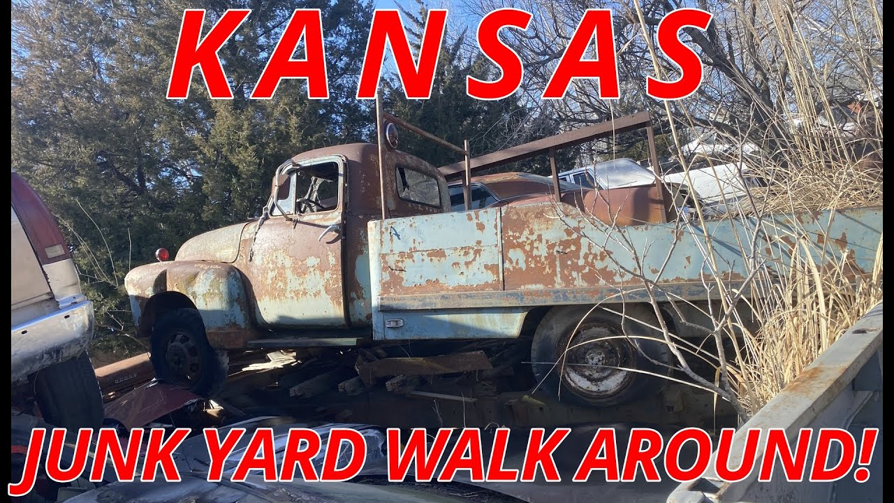 Private Kansas junk yard walk through! Can we get some clean western iron bought?