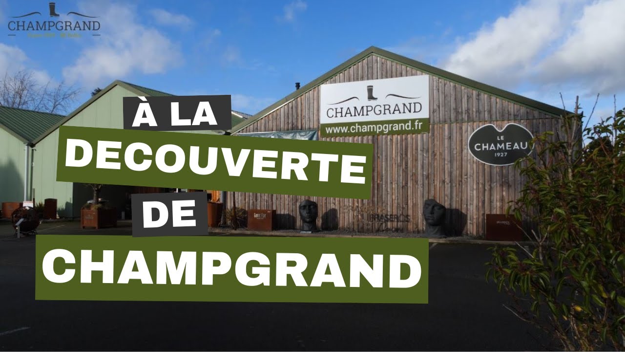Découvrez l'Univers Champgrand, le spécialiste de vos loisirs et passions !