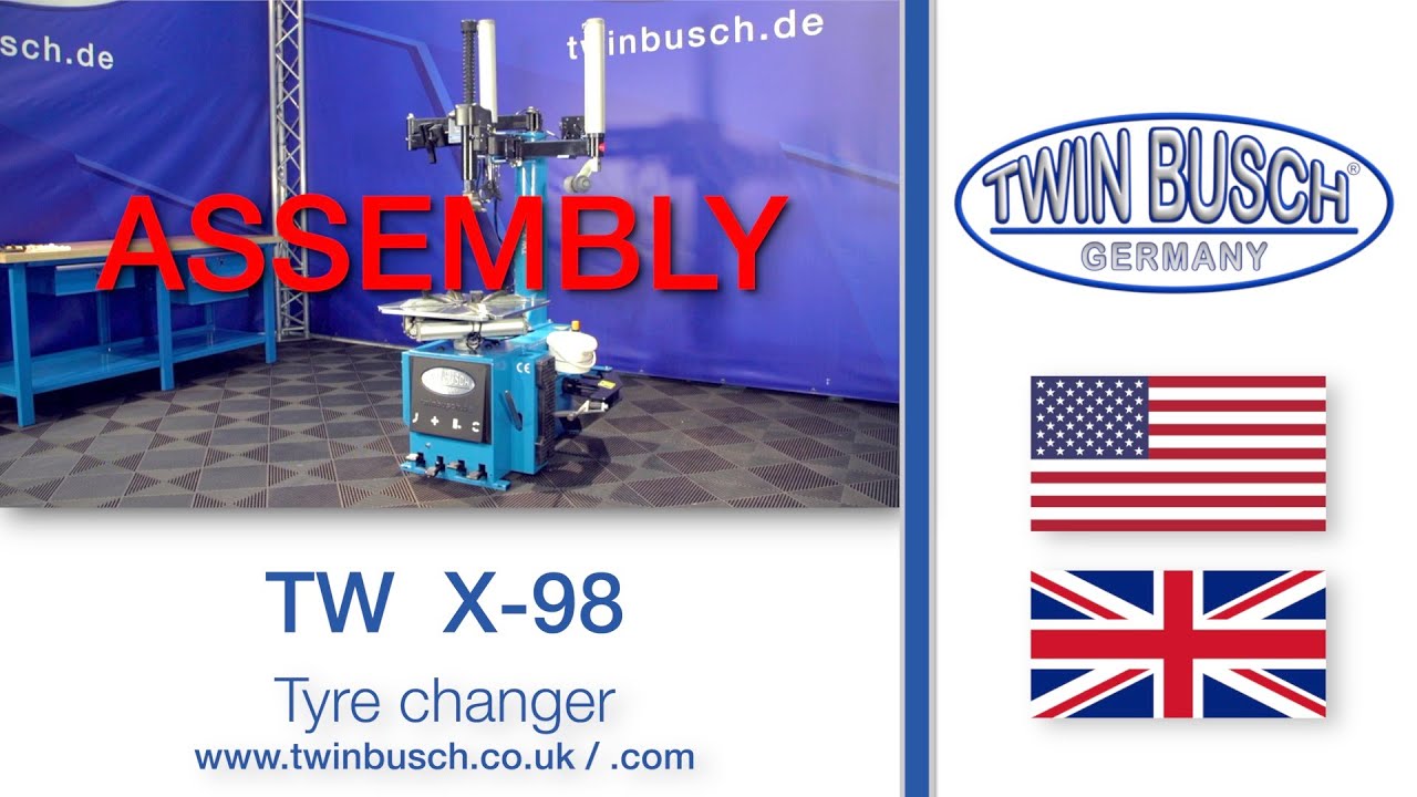 Assembly of theTW X-98 tyre changer from TWIN BUSCH®