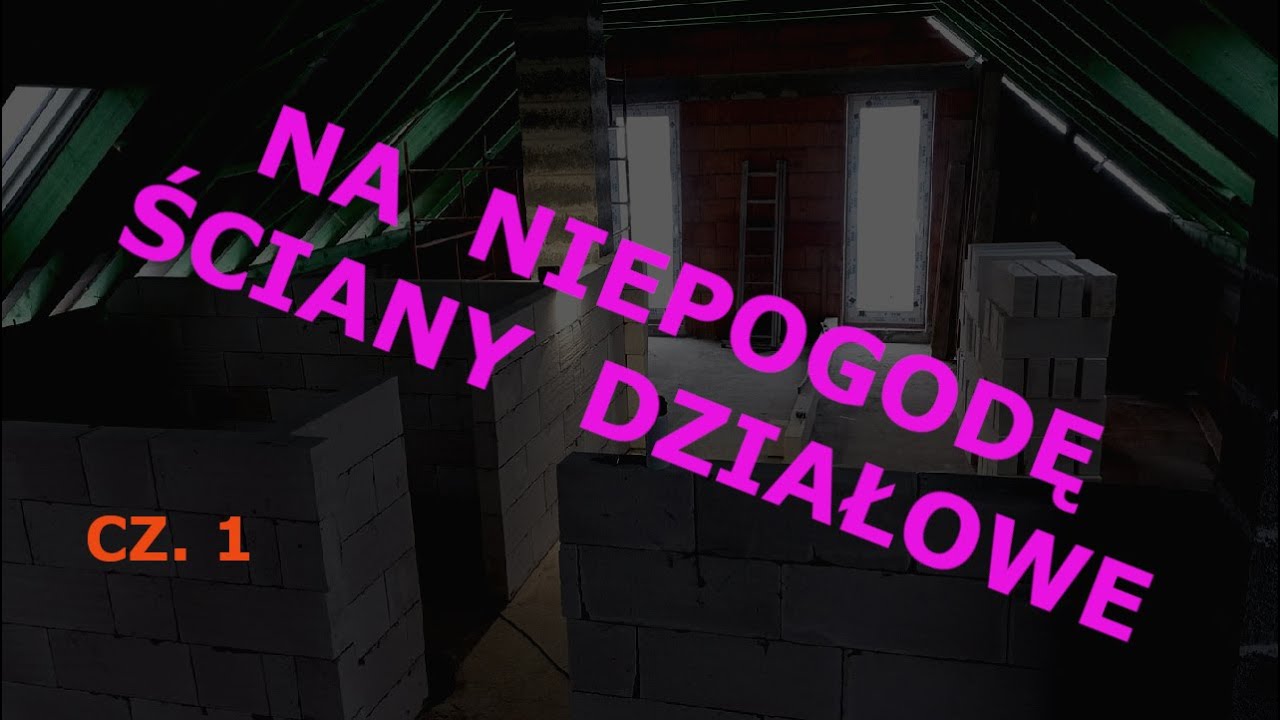 Robimy ściany działowe na poddaszu. JT Budowa