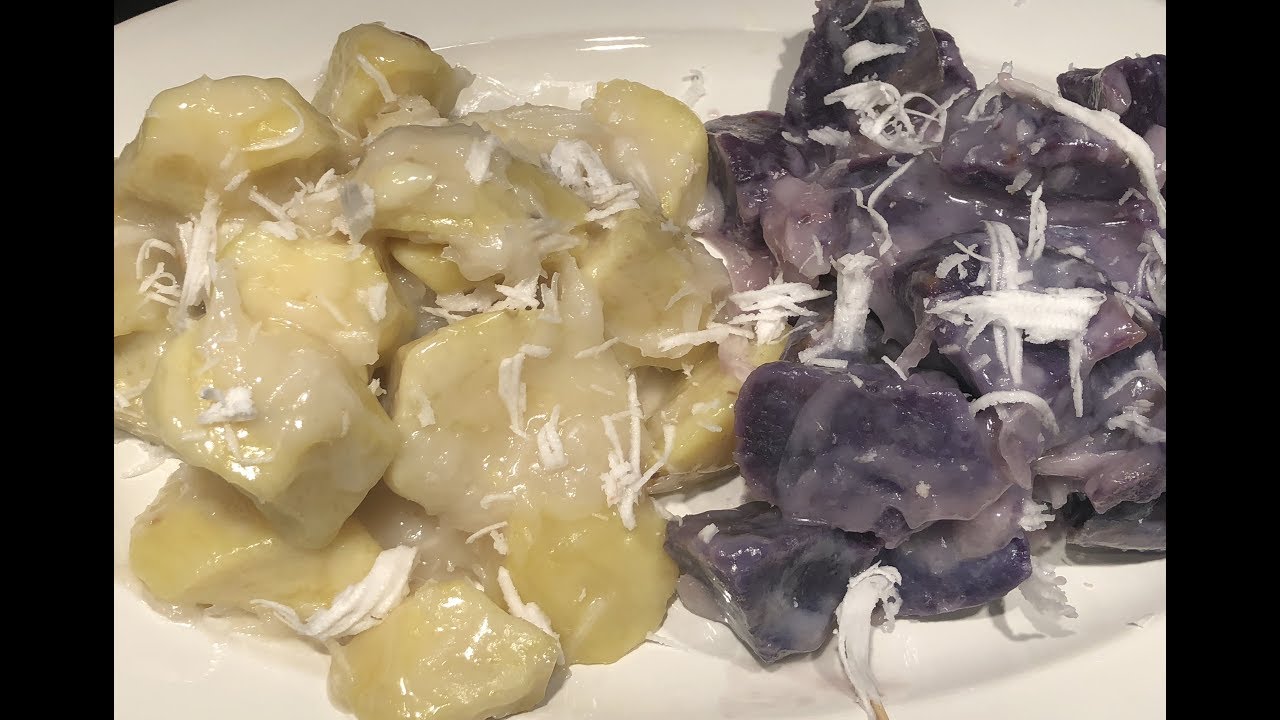 Khmer Dessert -Caramelized Asian Sweet Potatoes ដំឡូងឆឹងស្ករ