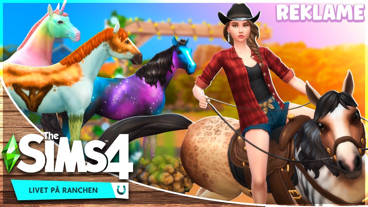 1 SIMMER VS. 7 HESTE I THE SIMS 4: LIVET PÅ RANCHEN!