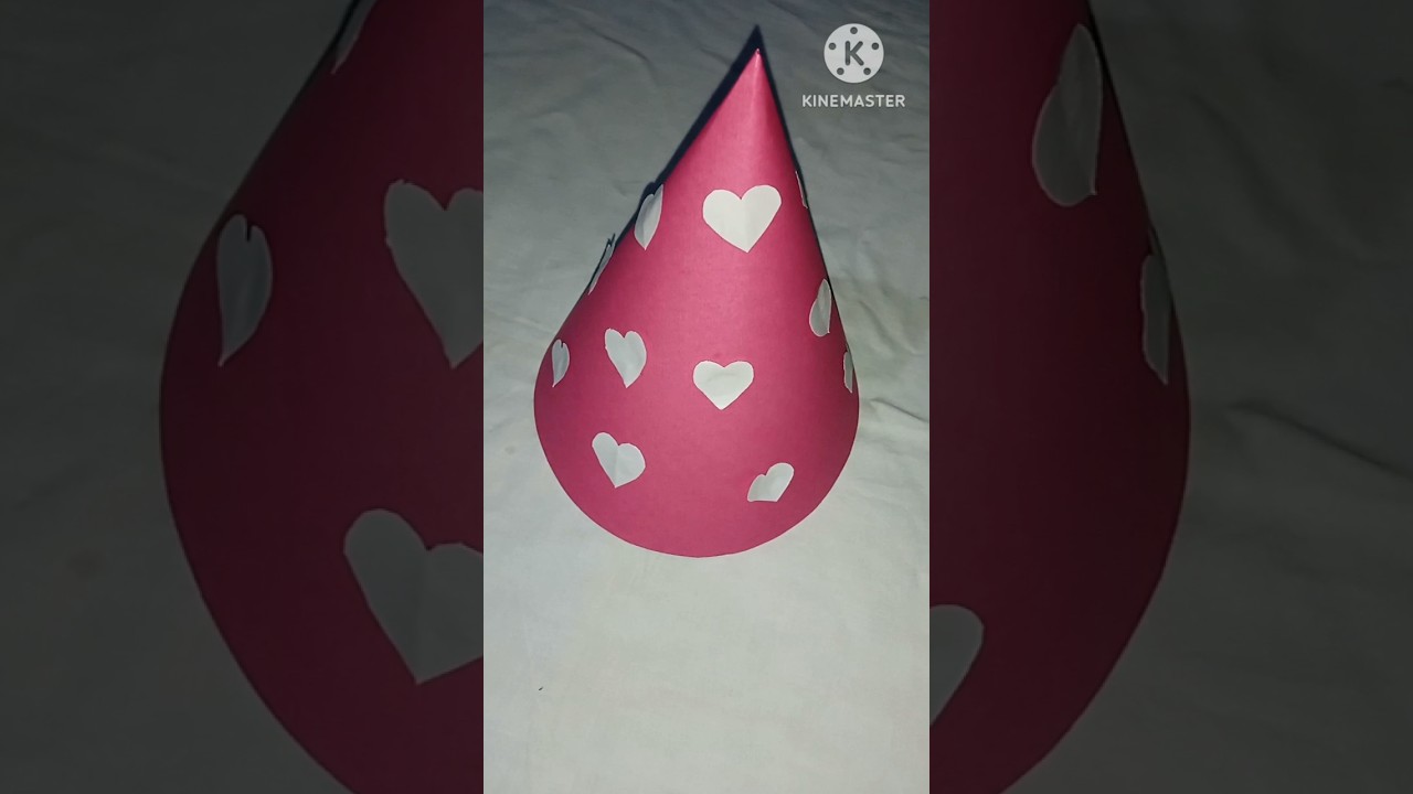How To Make Birthday Cap At Home🎊|Diy Birthday Cap| #shorts #ytshorts #birthday cap#diy#papercraft