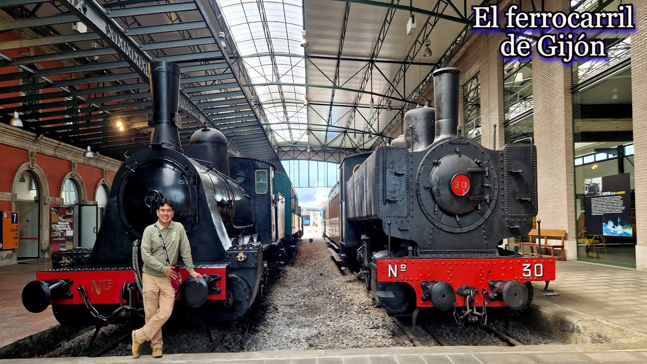 El museo del ferrocarril y la historia de Gijón