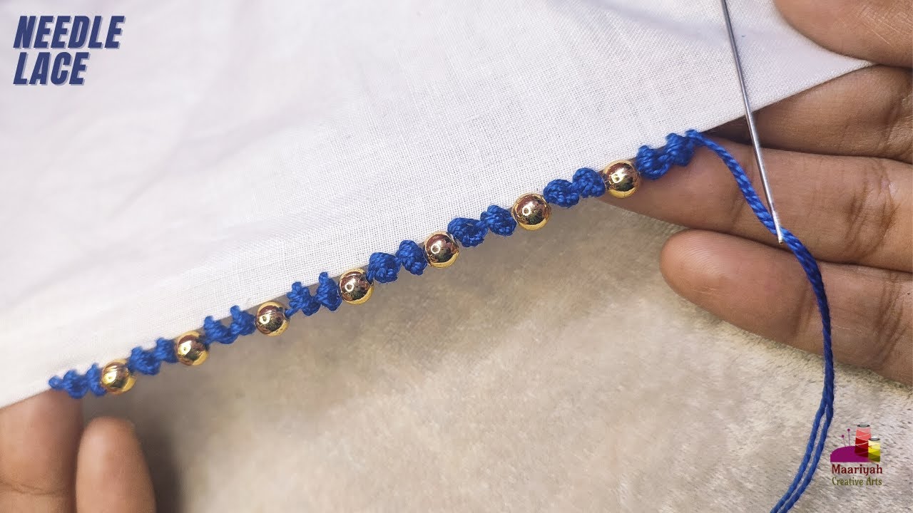 Super Quick Needle Lace Randa Embroidery | Hand Embroidery Designs for Beginners | नीडल लेस - 932