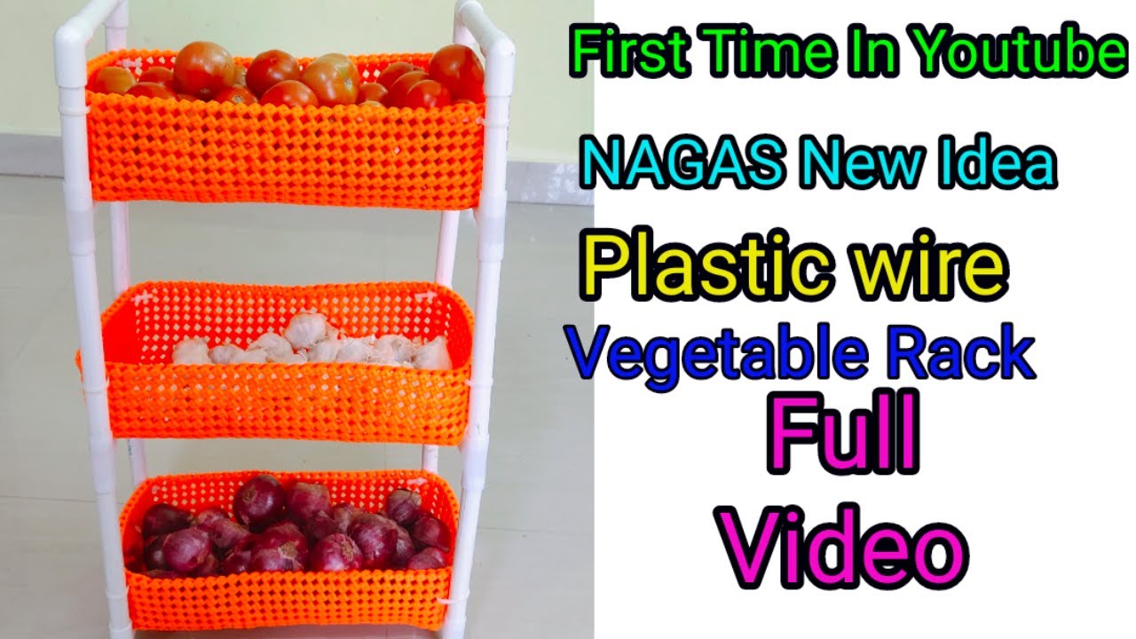 Plastic Wire Vegetable Tray And Rack Making Full Video For Beginners