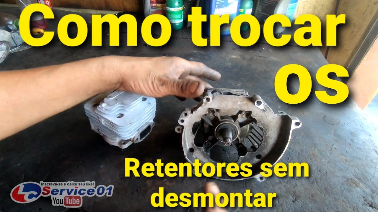 #Retentores #Comotrocar Como trocar os retentores sem desmontar  a máquina