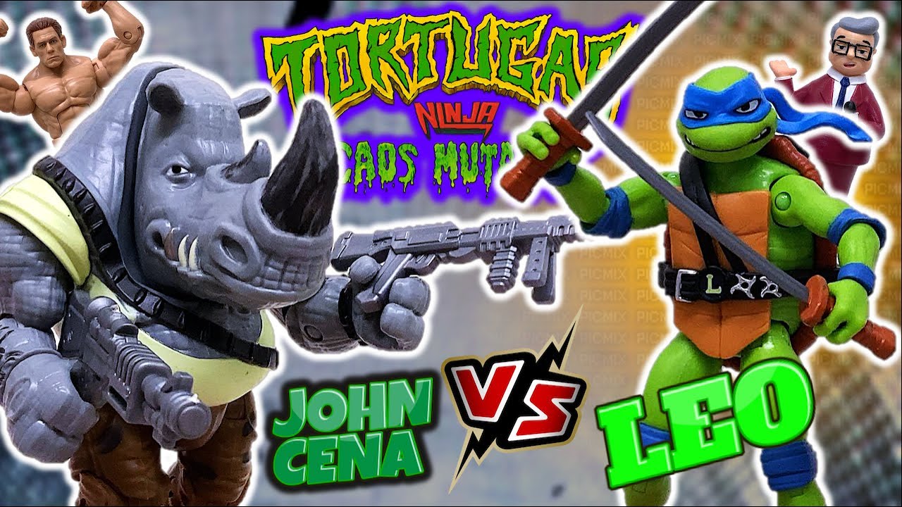 Tortugas Ninja: Caos Mutante - LEONARDO vs ROCKSTEADY | Figuras Colección Playmates (2023) TOY SHOTS