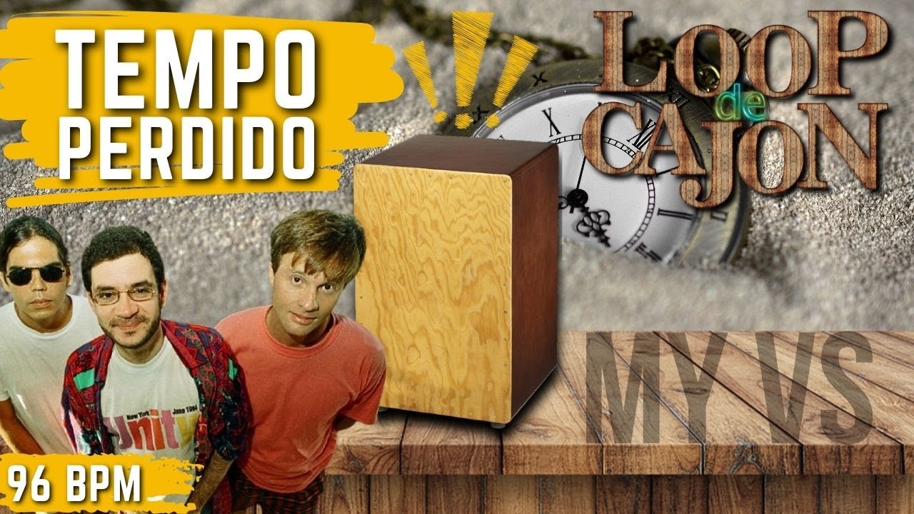 📦 LOOP de CAJON para tocar a música TEMPO PERDIDO - LEGIÃO URBANA - 96 bpm #cajon