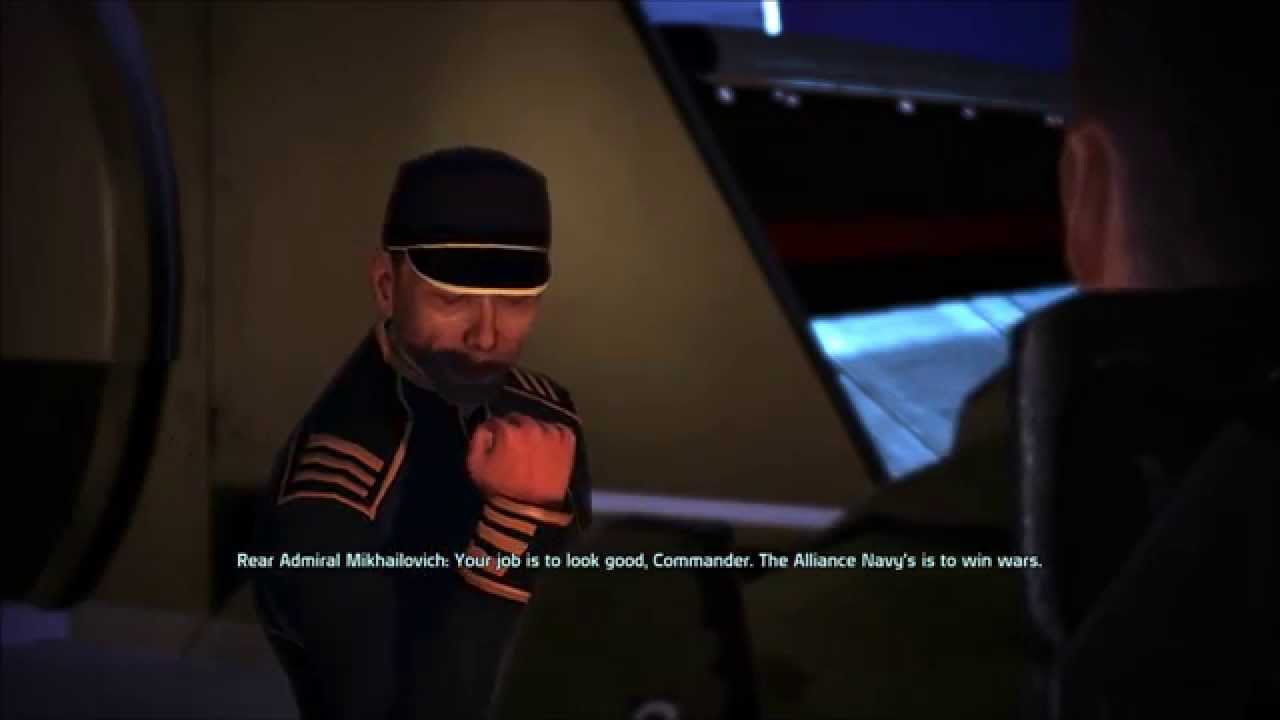 Rear Admiral Mikhailovich - Mass Effect 1 (1080p 60fps) HD