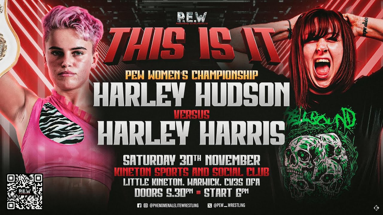 FULL MATCH- P.E.W Womens Championship- Harley Hudson vs Harley Harris- P.E.W THIS IS IT