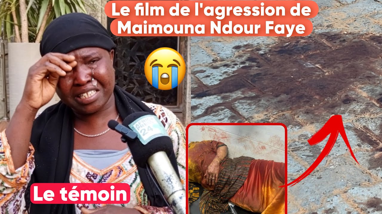Oh non 😱 La Bonne de Maimouna Ndour Faye retrace le film de l’agression et verse de chaudes larmes