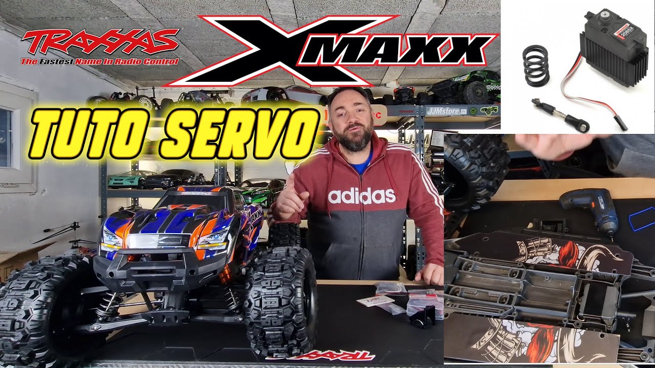 🔧TUTO SIMPLE & DÉTAILLÉ : Remplacement SERVO,  RESSORT Sauve Servo - TRAXXAS  X-MAXX !