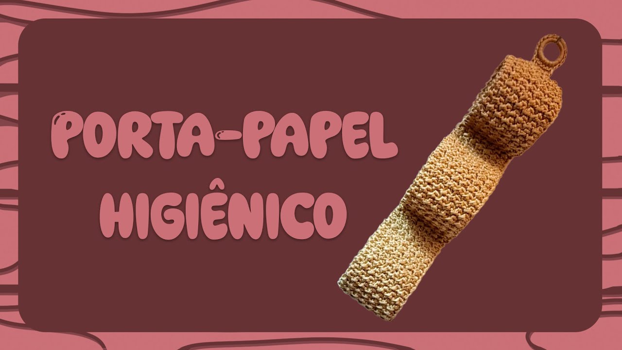 Projeto de crochê - Porta-papel higiênico 🧻 #13 #crochet #croche