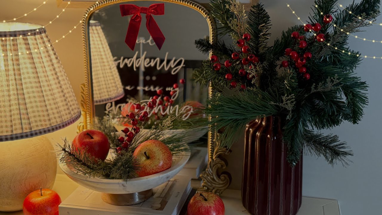 Простое и уютное рождественское украшение | Крыльцо и прихожая 🎄