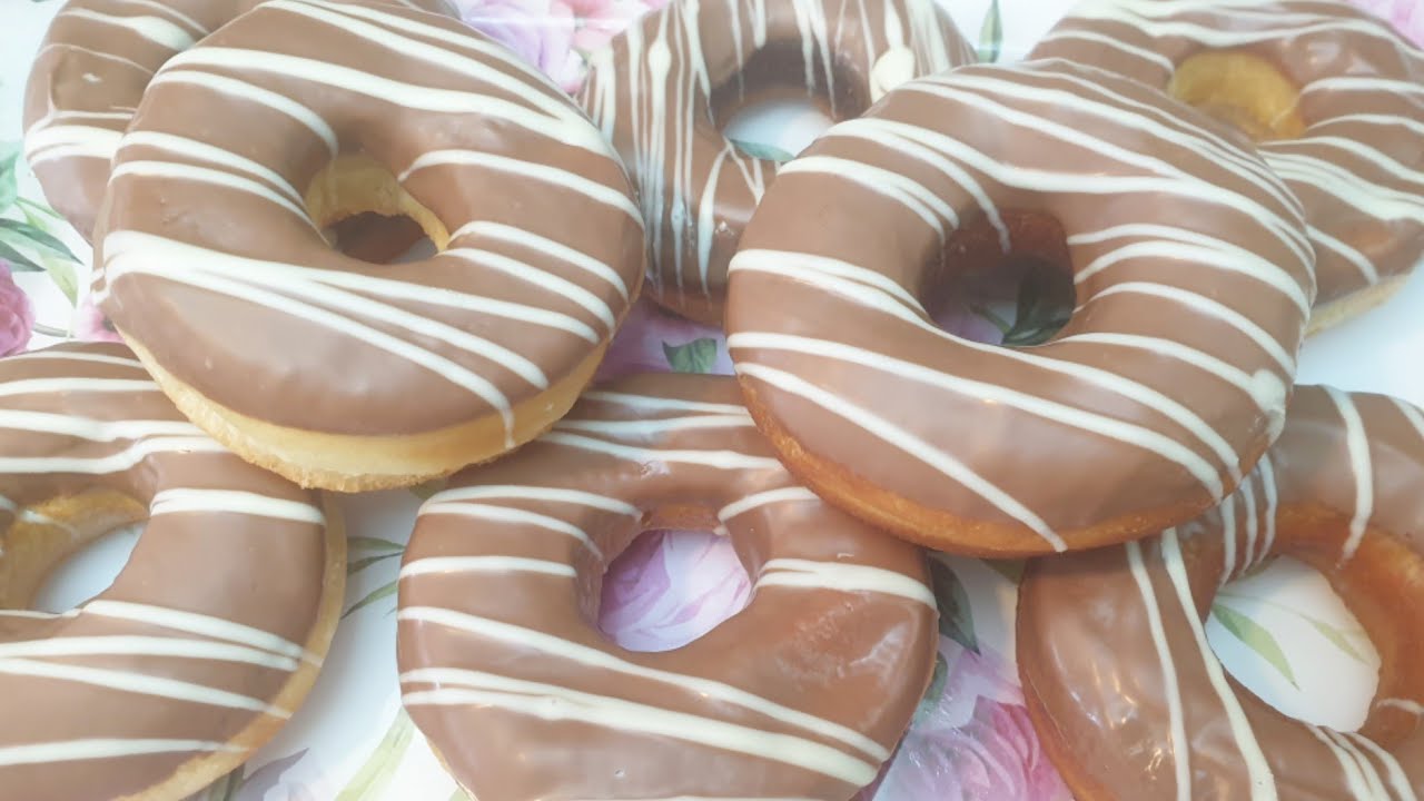 donas o donuts caseros 🥯🍫truco para congelar y quedan como recién hechos‼