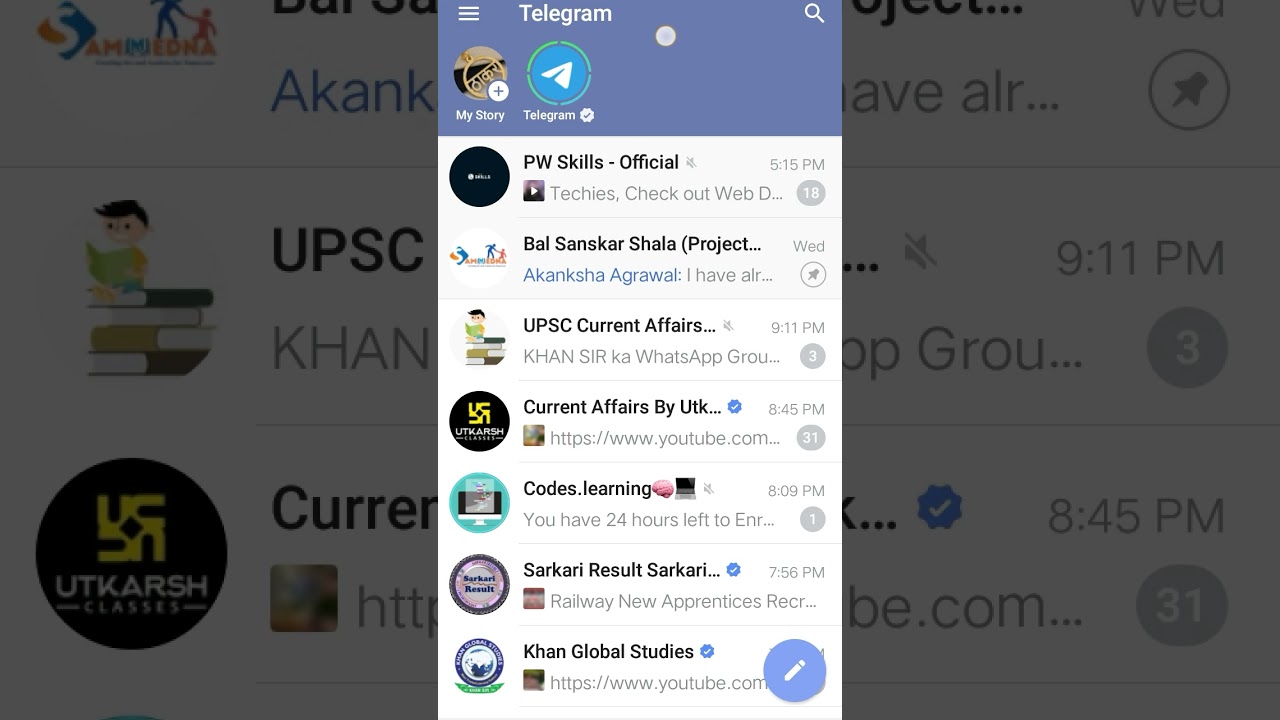 Telegram New Update #telegram #stories #instagram #update