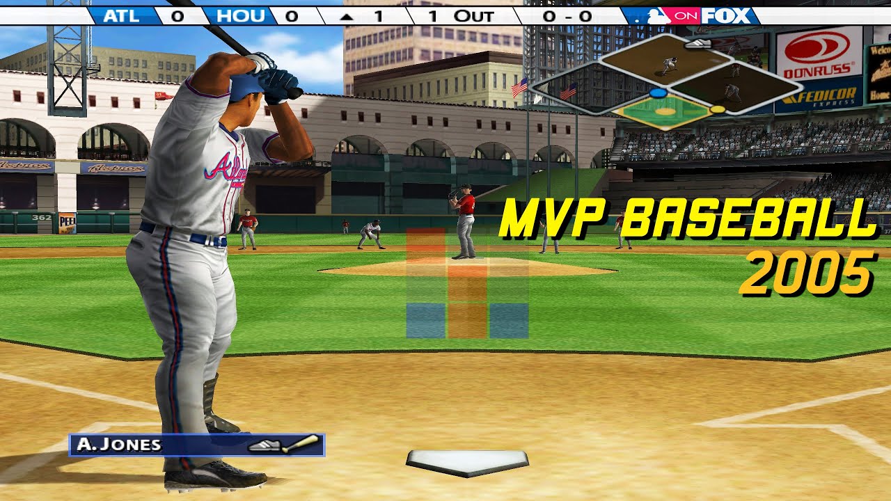 MVP Baseball 2005 | PC Gameplay HD | Atlanta Braves vs. Houston Astros