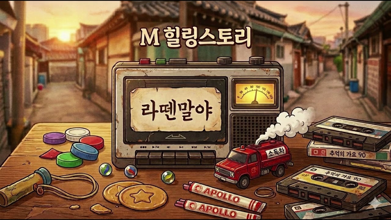 M힐링스토리- 라뗀말야(우리동네 방구차 따라뛰던 그때 신나는 추억)