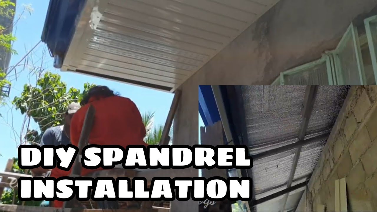 paano maglagay ng spandrel | ea vlogs