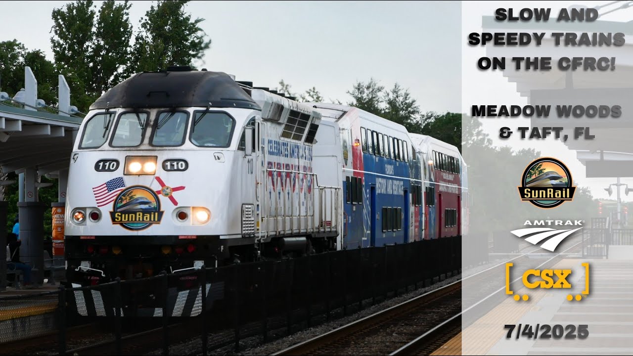 Slow and Speedy Trains on the CFRC! - Meadow Woods & Taft, FL | 10/3/2025