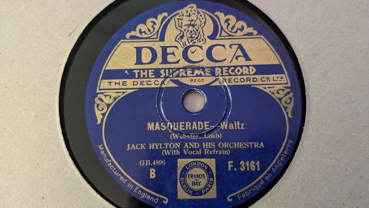 Masquerade, Jack Hylton (Decca Records)