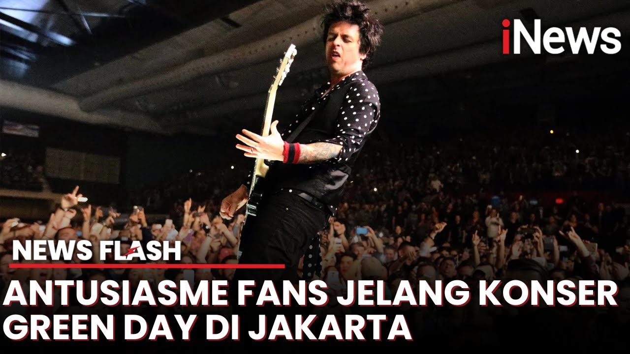 Suasana Jelang Konser Green Day Live Jakarta, Antrean Penonton Mengular di Pintu Masuk | News Flash