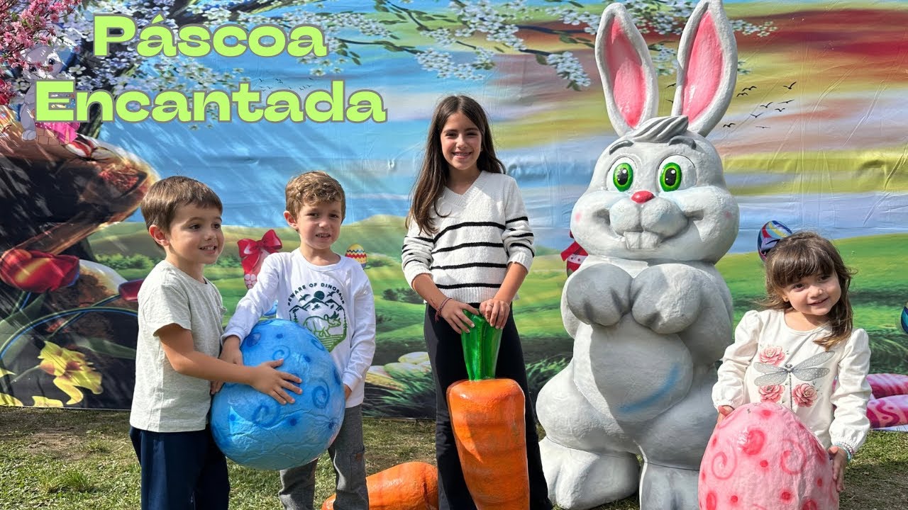 PÁSCOA NO PALÁCIO DE CRISTAL COM TRENZINHO E HISTORINHA!