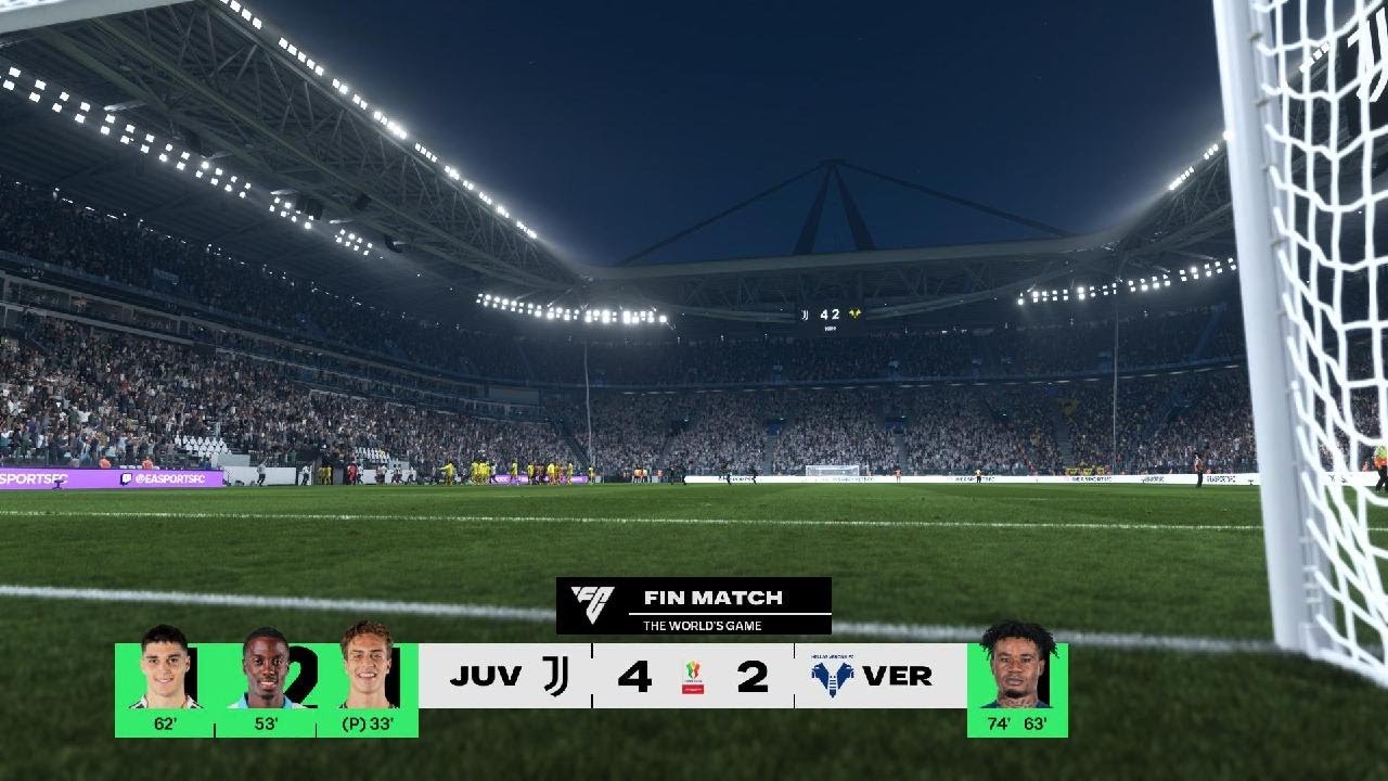 FC26 / COPPA ITALIA / JUVENTUS VS HELLAS VERONE