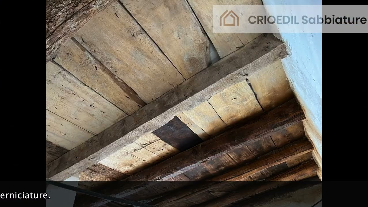 SABBIATURA PROFESSIONALE soffitti legno, muri e facciate. Specializzati in sabbiature.