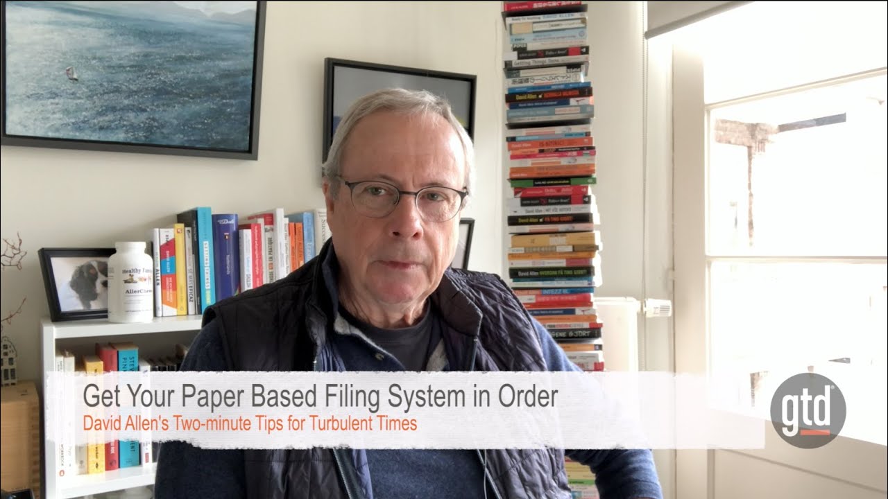 Get Your Paper Based Filing System in Order | GTD&reg;