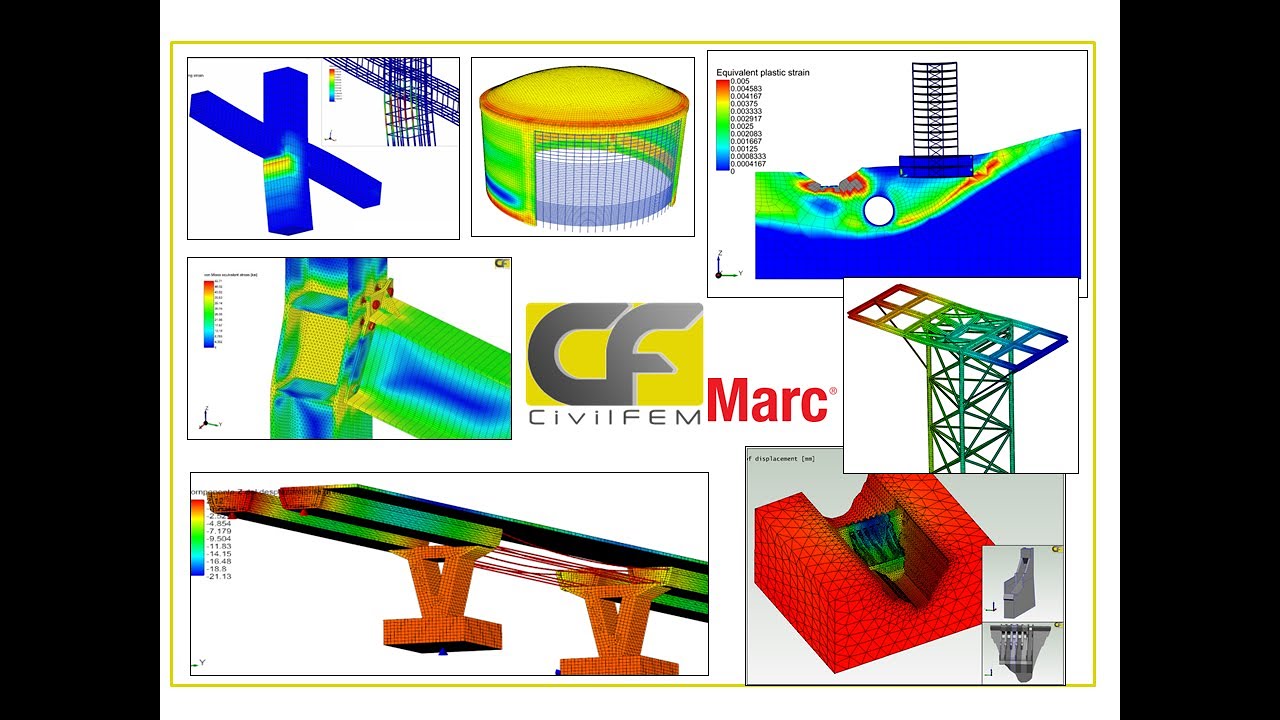Simulation of Nonlinear Concrete in CivilFEM 2019