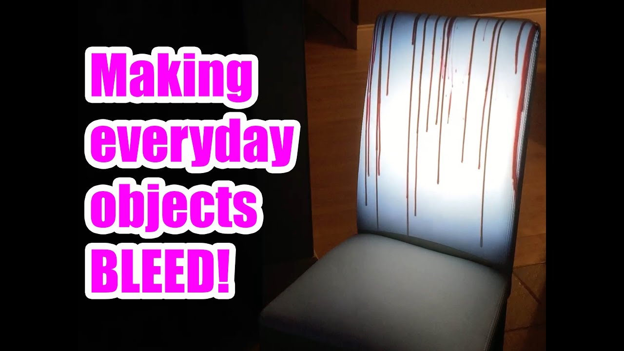 Cool Halloween Ideas - How To Make Normal Objects BLEED with AtmosFearFX