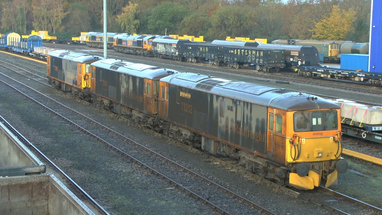 Tonbridge West Yard Stabled Locos & New Depot ...18-11-24