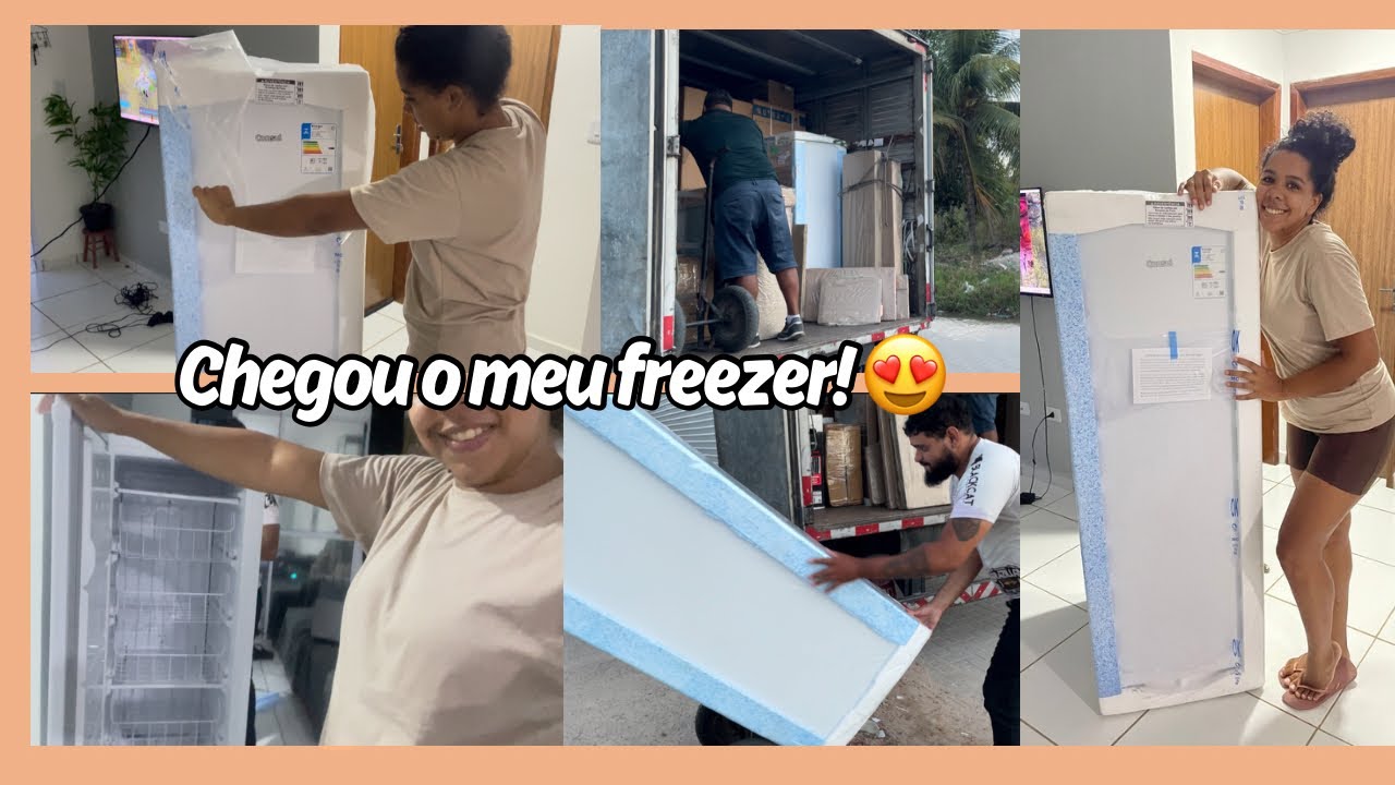 Comprei um freezer NOVO! 😍 Montando meu ateliê de confeitaria em casa 