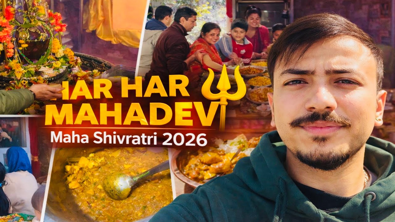 Maha Shivratri 2026 Special Vlog | Mandir Darshan, Pooja aur Family dinner | #dailyvlog #shivetemple