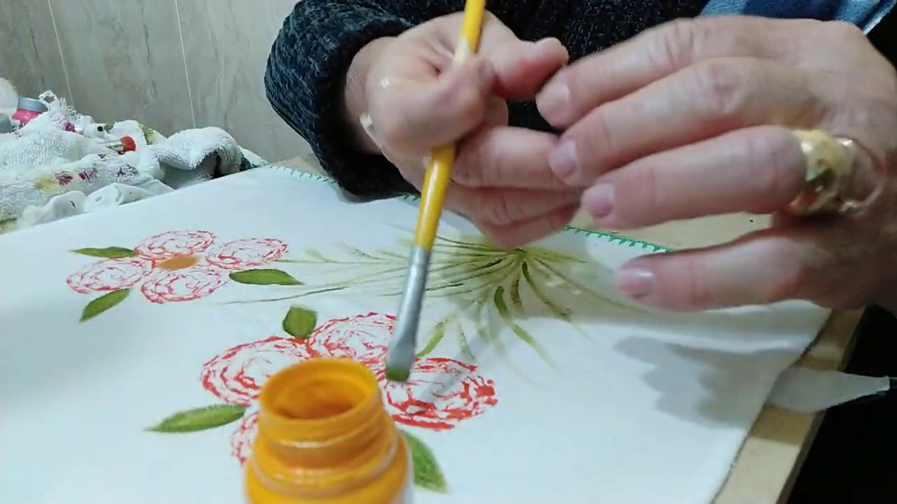 Flores com plástico bolha!