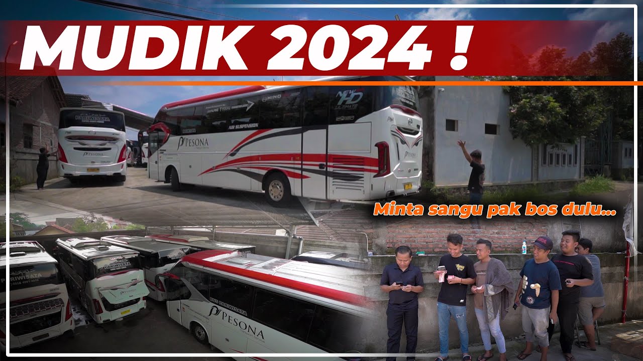 Intip Persiapan Bus Pesona Untuk Hadapi Arus Mudik Lebaran 2024.