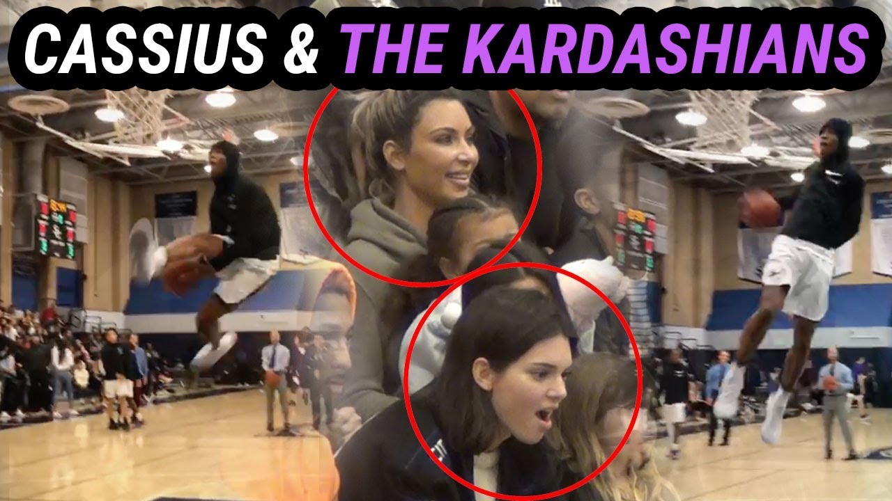 KIM KARDASHIAN, Kendall Jenner & Kourtney Kardashian Watch Cassius Stanley SHOW OUT 😱 EPIC DUNKS!