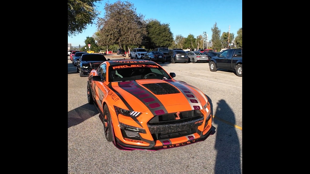 Mustangs rolling into @motor4toys 