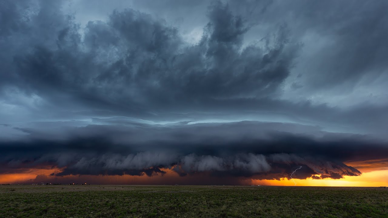 4K Time lapse of storms in Texas