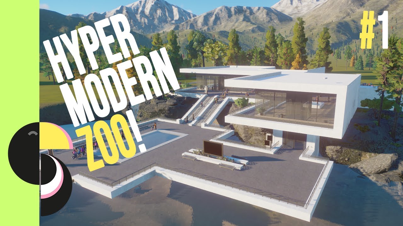Modern Cliffside Entrance | Cliffside Zoo #1 | Speedbuild | Planet Zoo