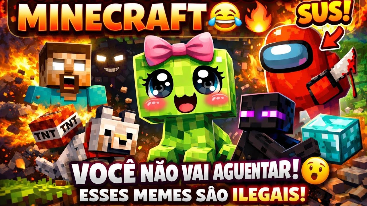 ESSES MEMES DE MINECRAFT FORAM LONGE DEMAIS… 😳