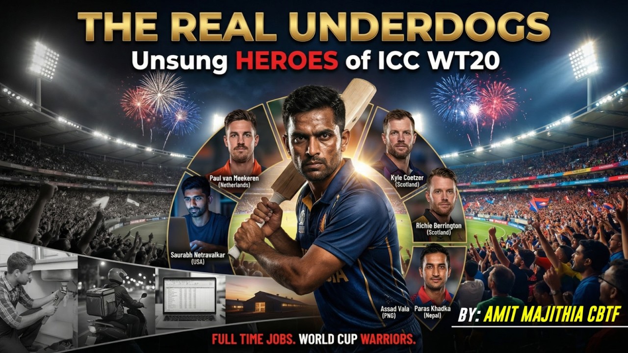 The Real Underdogs of ICC T20 World Cup | Life of Small Nation Cricketers | Amit Majithia CBTF