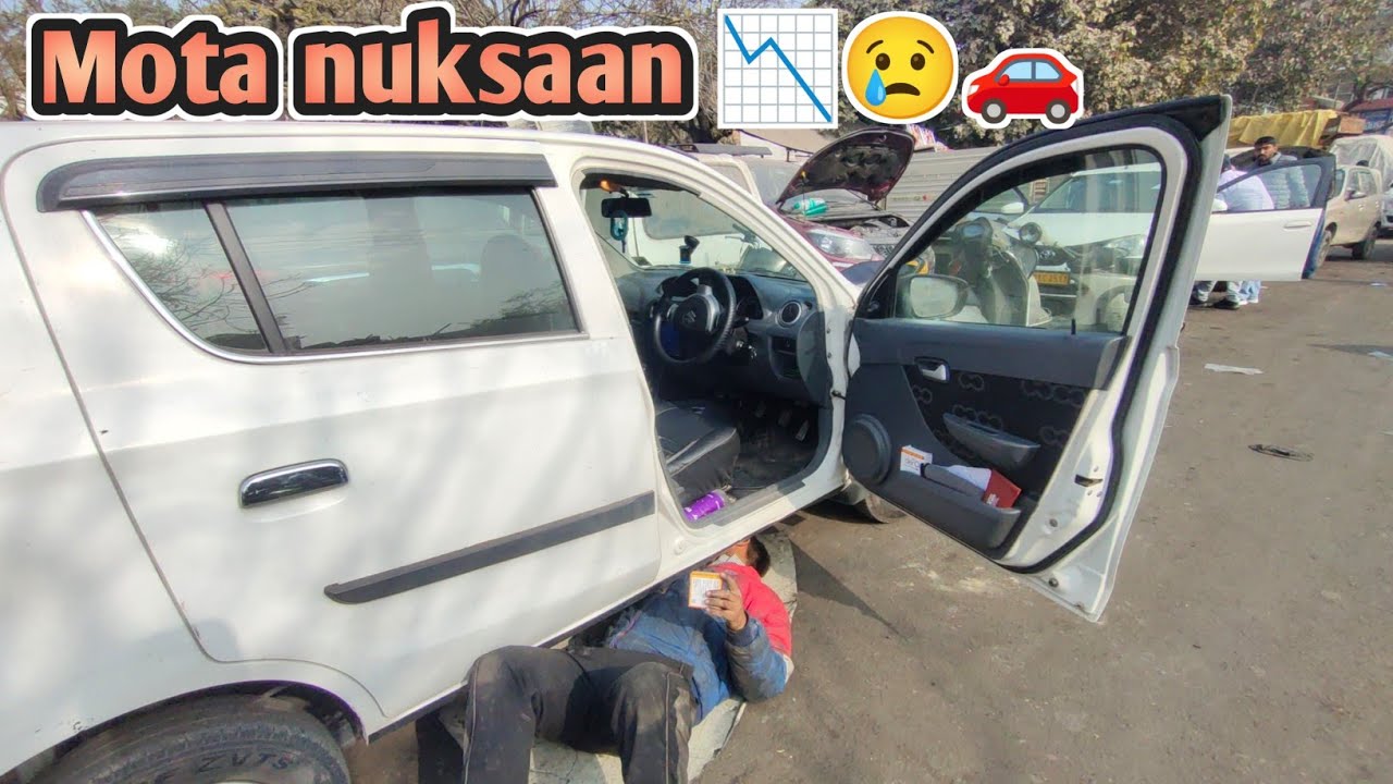 Rajasthan se ate hi ho gya mota nuksaan 🥲🚀🤦 | car accident | alto 800 | kya ho gya gaadi ko | #yt 