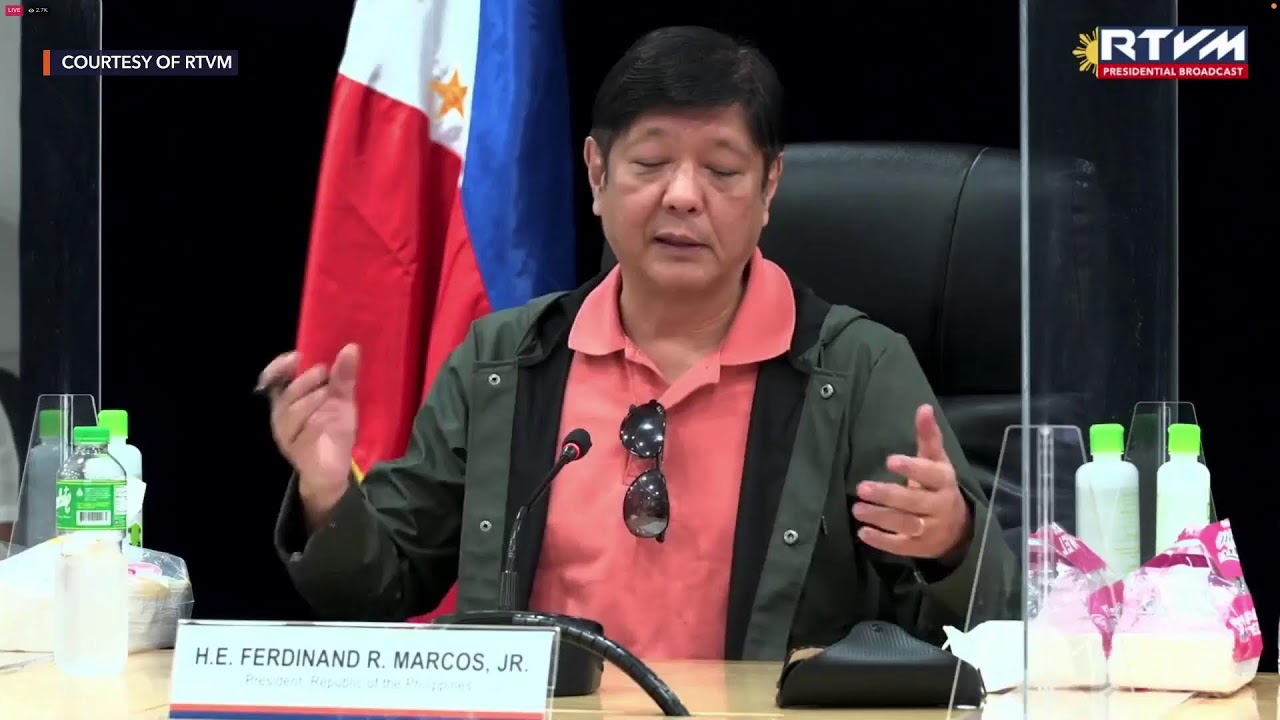 #KardingPH: Marcos attends NDRRMC briefing