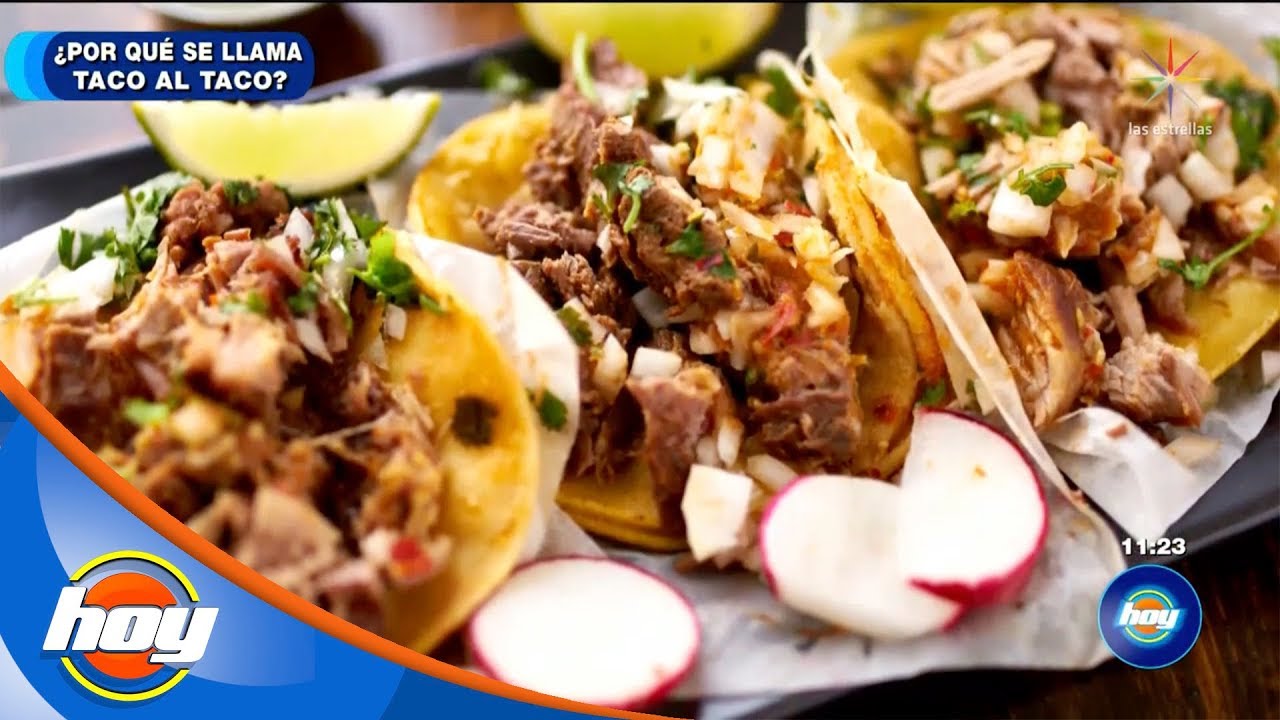 &iquest;Por qu&eacute; se llama taco, el taco? | A que no sab&iacute;as... | Hoy
